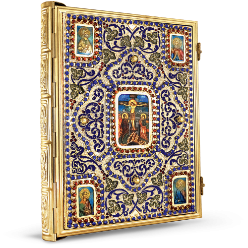 Orthodox Gospel Cover - Enamel Heart