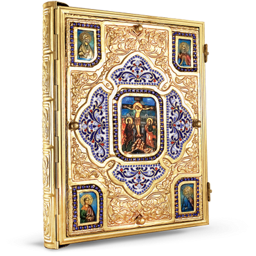 Orthodox Gospel Cover - Enamel Heart