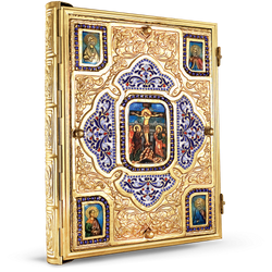 Orthodox Gospel Cover - Enamel Heart