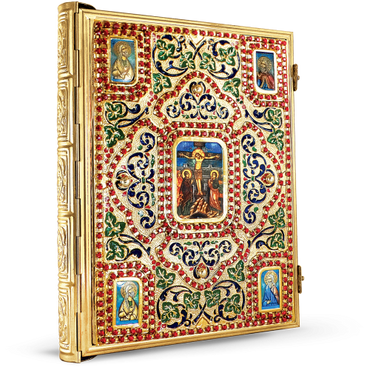 Orthodox Gospel Cover - Enamel Heart