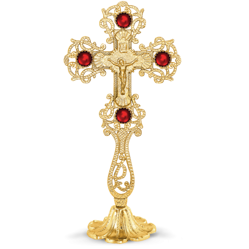 Orthodox Sanctification Cross - Gold Plated