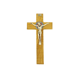 Olive wood Blessing Cross