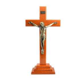 Wood Table Crucifix