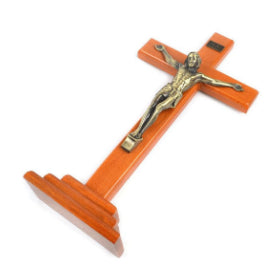 Wood Table Crucifix