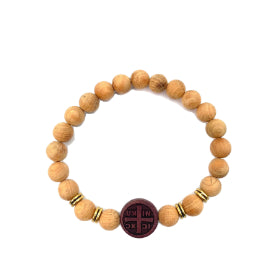 Olive Wood Jerusalem Bracelet and Rosary