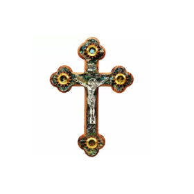 Olive Wood and Mother of Pearl  Crucifix