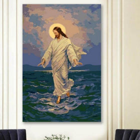Canvas paintings of different Holy Figurine