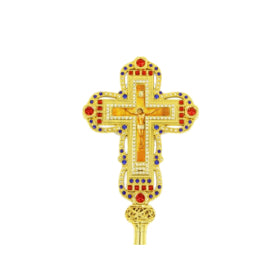 Blessing Cross with enamel