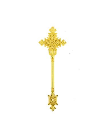 Priest Pocket Blessing Cross - Ethiopian Orthodox Design