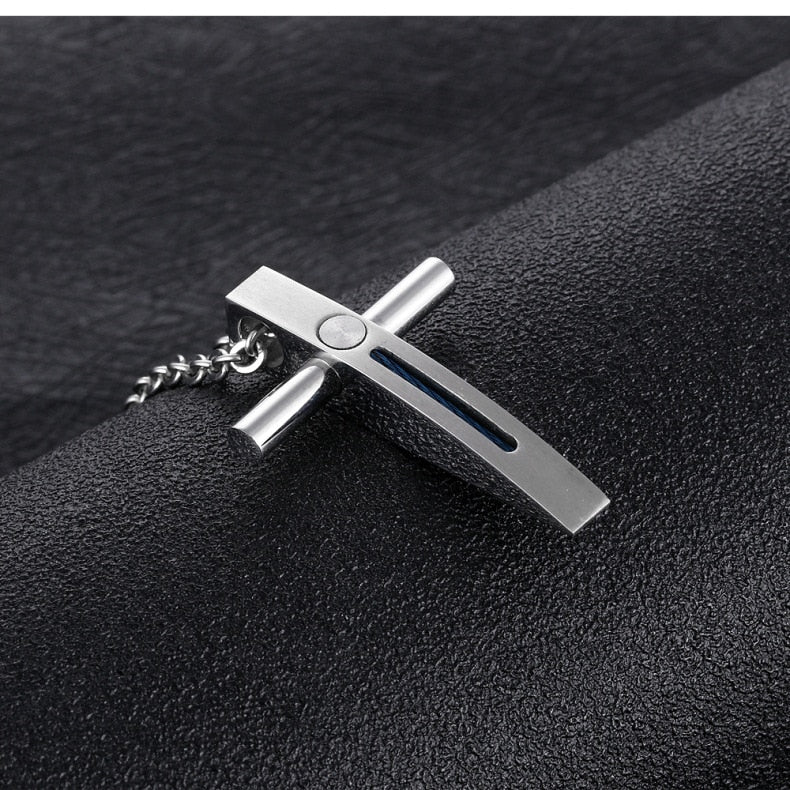 Titanium Cross Pendant