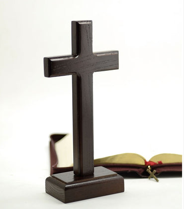 Solid wood wall hanging or table Cross