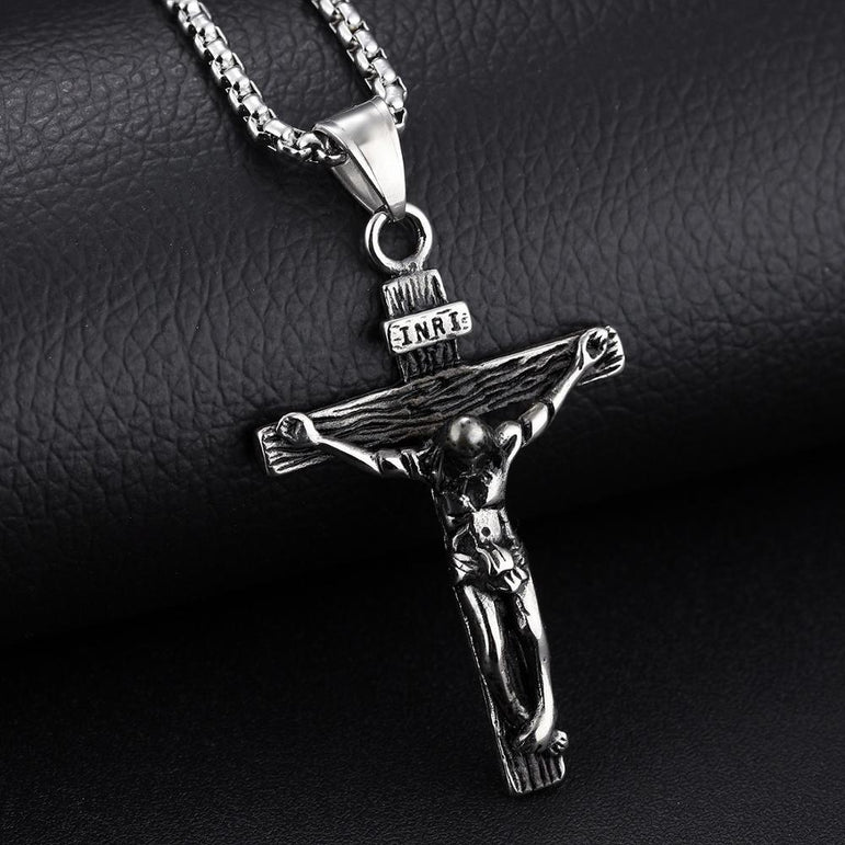 Jesus Pendant in Titanium