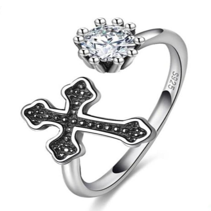 Women Cross Ring