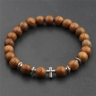 Natural Sandalwood Rosary Bracelets