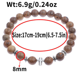 Natural Sandalwood Rosary Bracelets