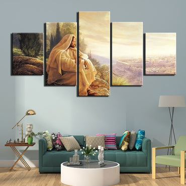 Canvas 'Jesus Sermon on the Mount' Painting