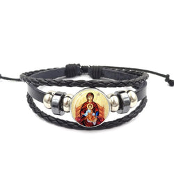 Christian Leather Bracelet