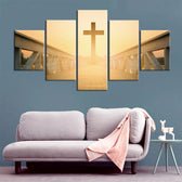 Canvas Cross Wall Painting