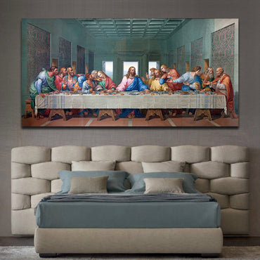 Canvas Last Supper Wall Painting