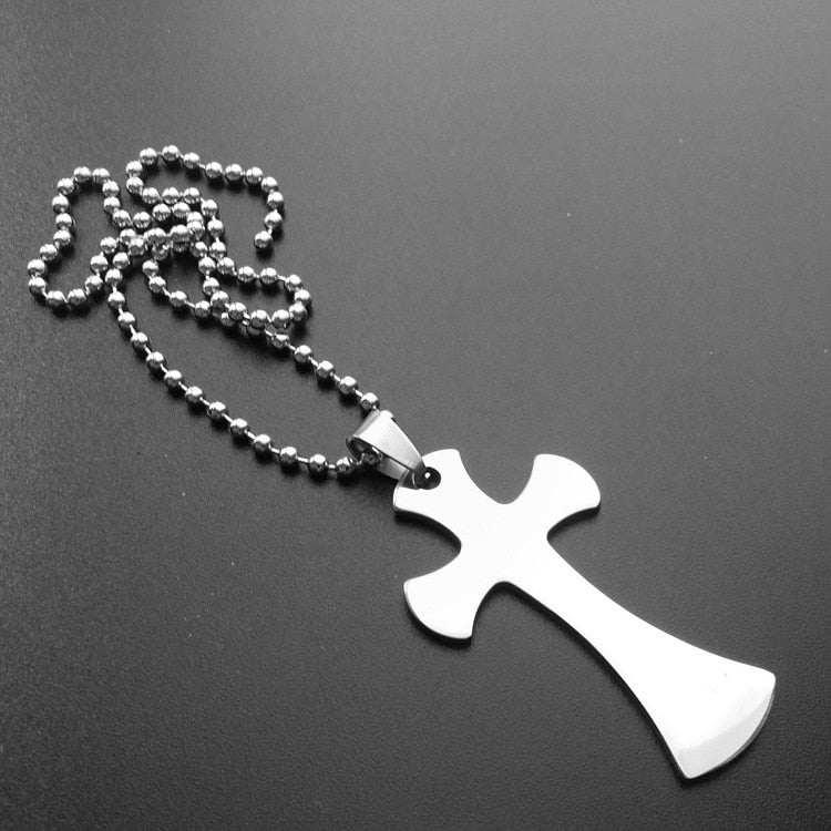 Stainless Steel Cross pendant Necklace