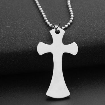 Stainless Steel Cross pendant Necklace