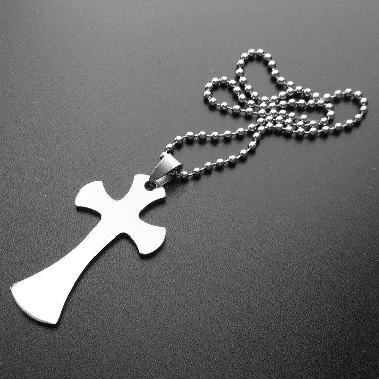 Stainless Steel Cross pendant Necklace