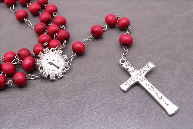 Wooden beads incense Rosary