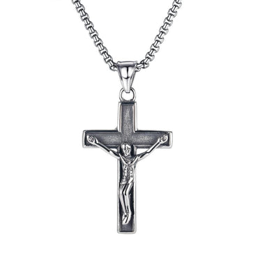 Crucifix Pendant Titanium Steel