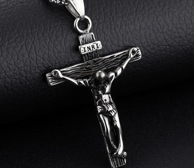 Stainless Steel Crucifix Pendant