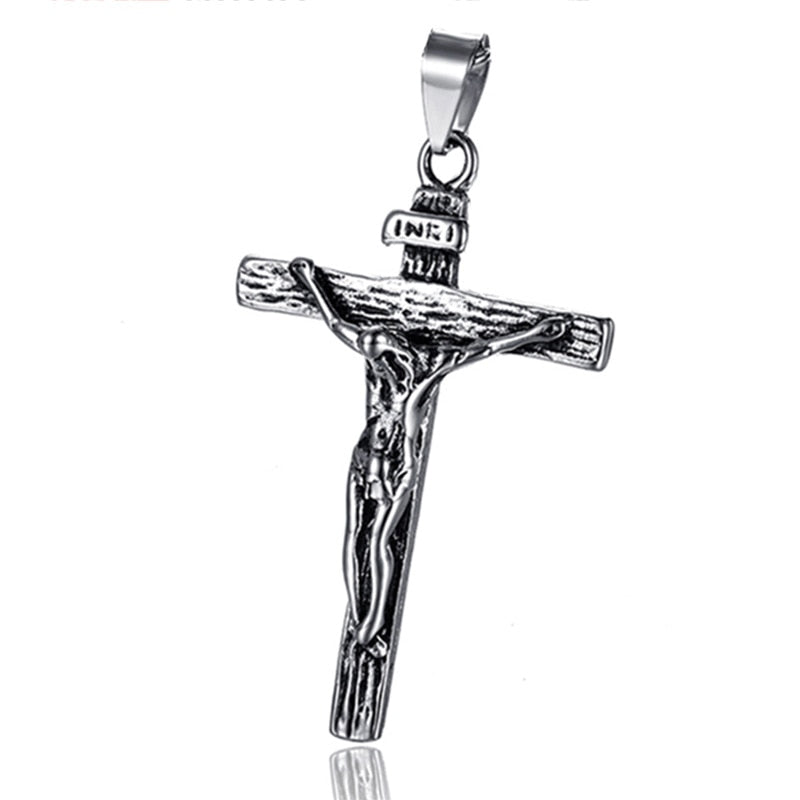 Stainless Steel Crucifix Pendants