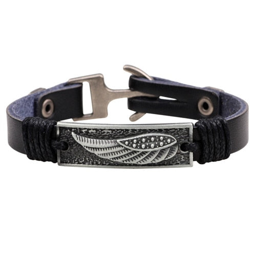 God bless Leather Bracelets