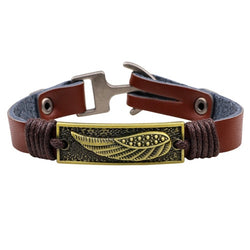 God bless Leather Bracelets