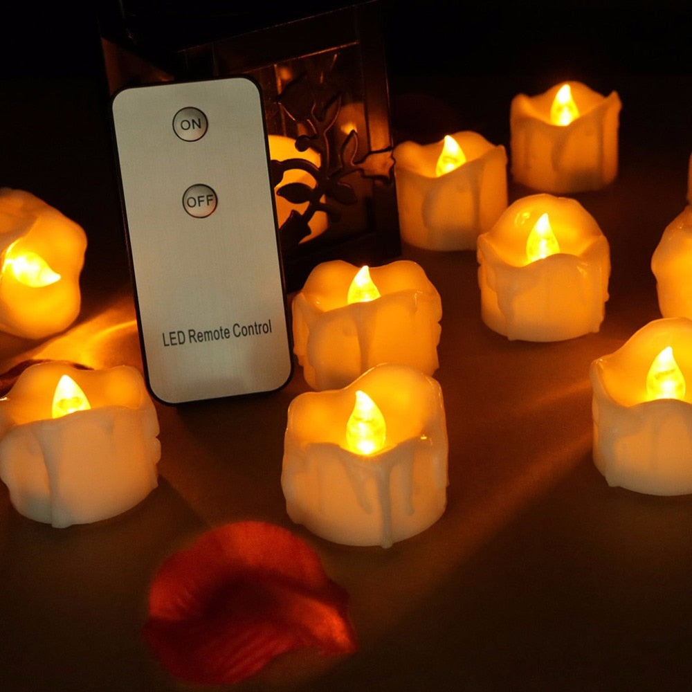 Flickering Remote Control Candles