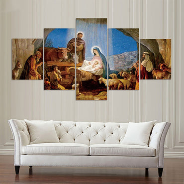 Canvas 'The Birth Of Christ' Paintings