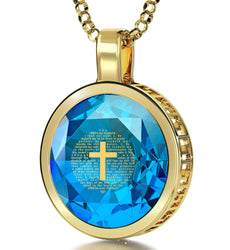 Cross Pendant With 14K Gold plated